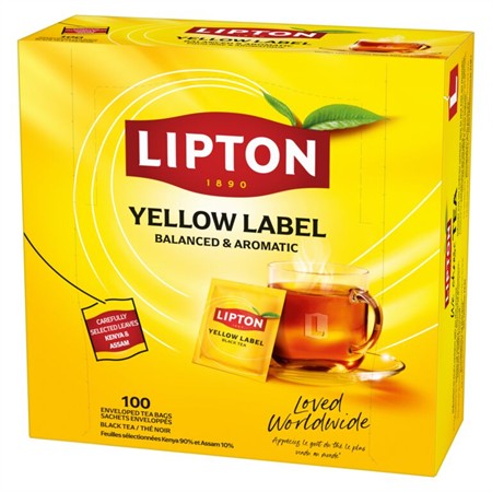 Lipton Yellow Label Kuvert 12x100-fp